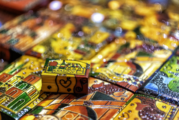 波兰克拉科夫的小木箱图片下载