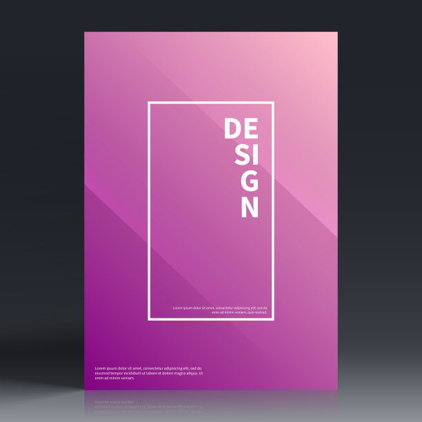 宣传册模板排版，紫色封面设计，商业年报，传单，杂志图片下载