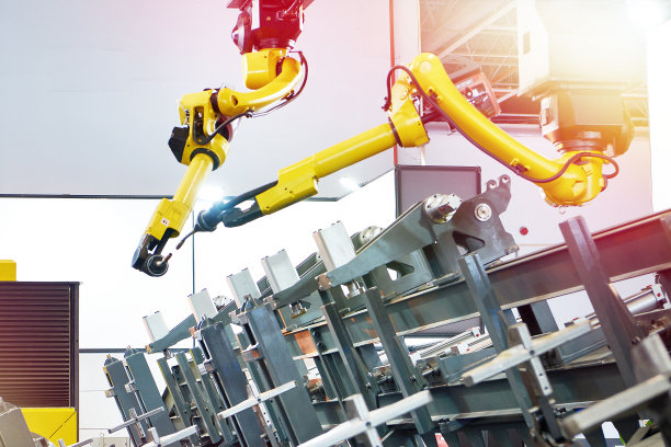 大型工业焊接机器人系统图片下载