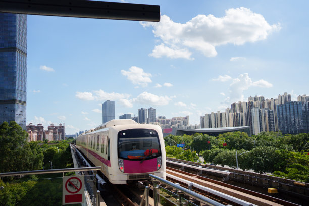 便捷的城市轻轨图片下载