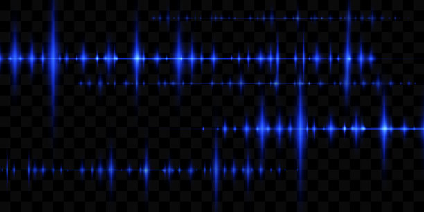 声波。音乐频率，抽象电子配乐。图片下载