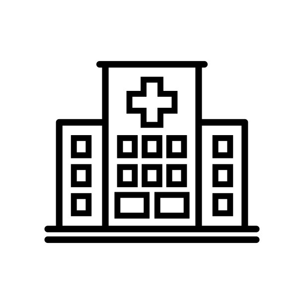 医院建筑图标图片下载
