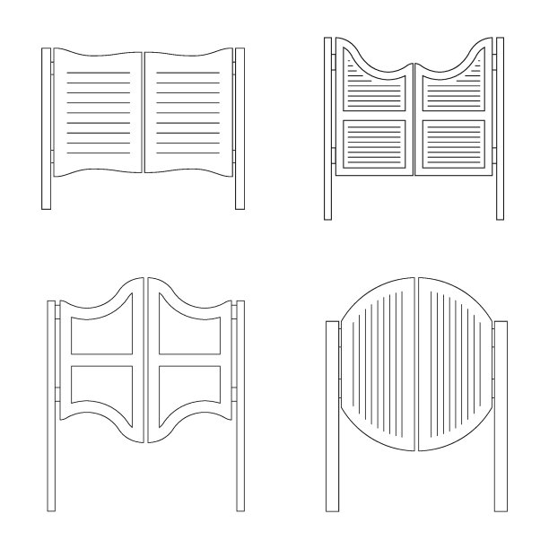 沙龙门图标矢量图片下载