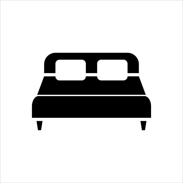 床图标矢量插图符号图片下载
