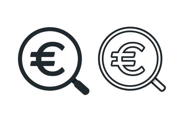 搜索欧元图标。说明向量图片下载