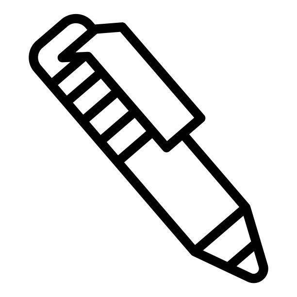马克笔线条图标图片下载