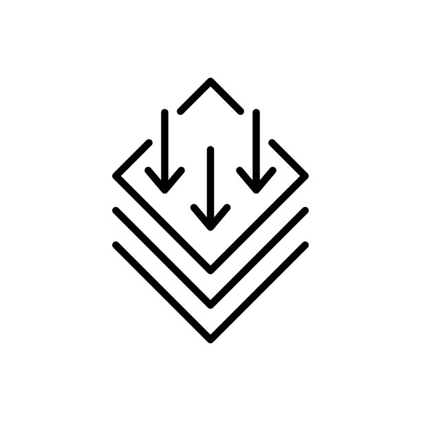 材料吸收图标。轮廓材料吸收矢量图标的网页设计孤立的白色背景图片下载