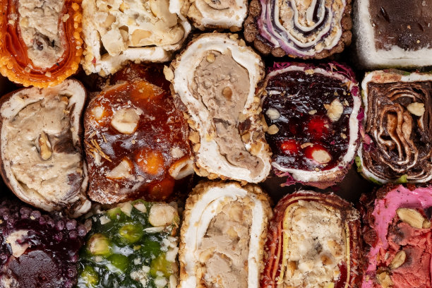 各种正宗的土耳其传统甜品图片下载