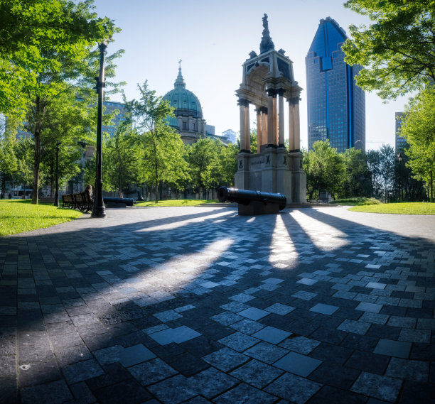 蒙特利尔市区天际线图片下载