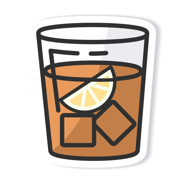 贴杯威士忌可乐，古巴自由隔离图片下载