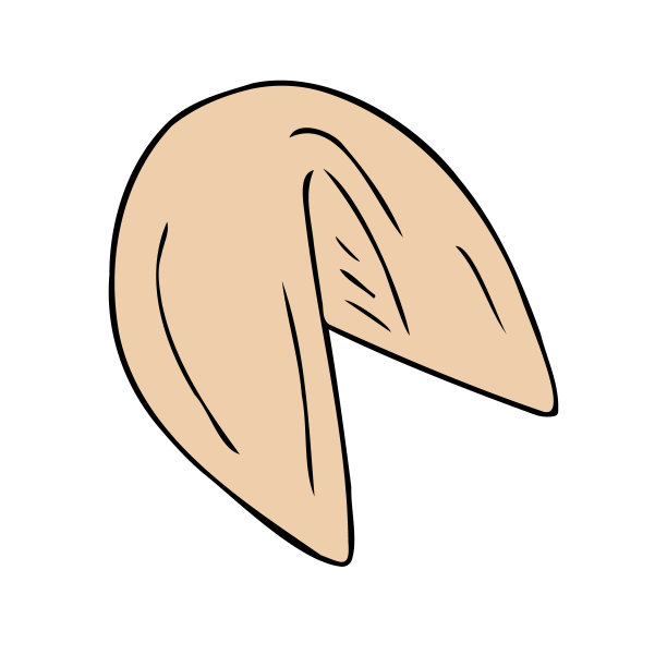 矢量手绘涂鸦草图中国饼干图片下载