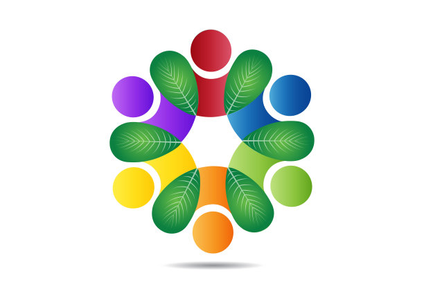 标志团队合作团结企业人图片下载