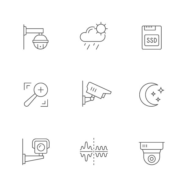 设置闭路电视线路图标图片下载