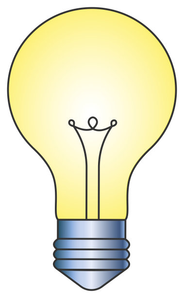 灯泡图标，思想符号图片下载
