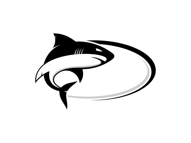 有椭圆形嗖嗖声的鲨鱼鱼图片下载