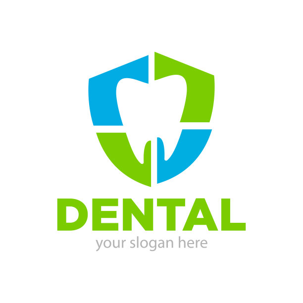 医疗牙科标志设计插图图片下载