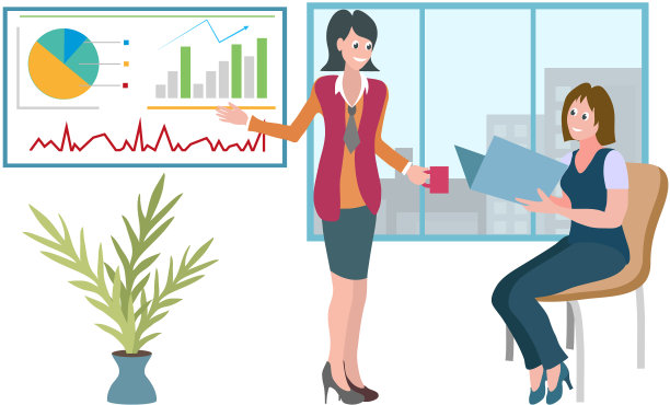 办公室工作人员，员工的贡献图片下载