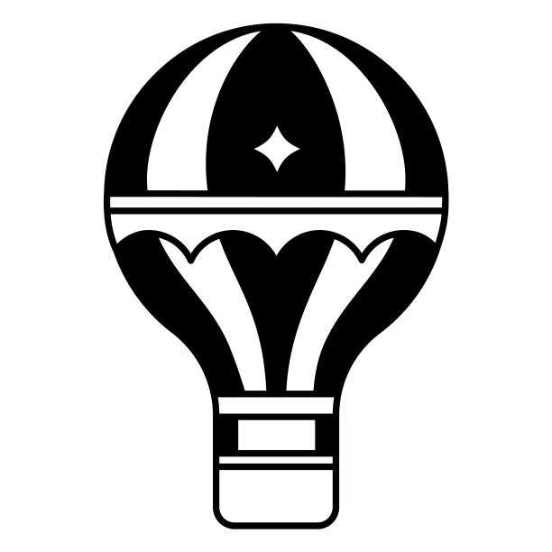 狂欢节的单色气球图片下载