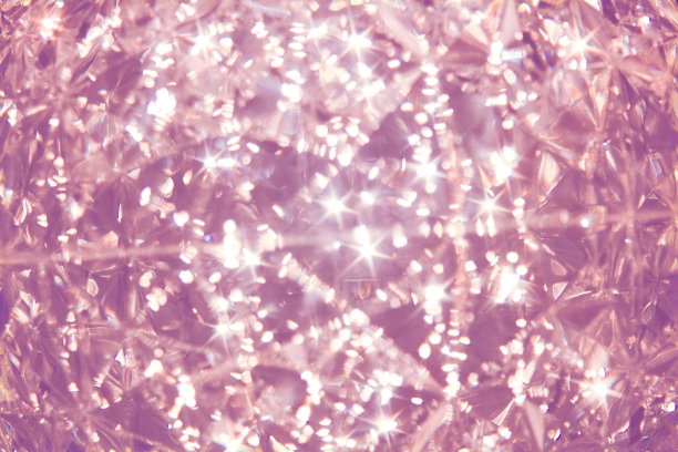 抽象粉色背景，水晶玻璃折射背景。图片下载