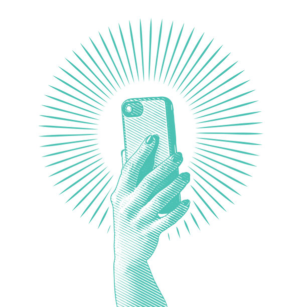 女人的手握着智能手机图片下载