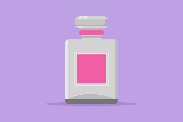 平面设计绘制香水图标图片下载