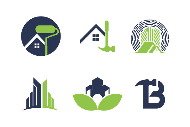 建筑标志设计集与创意图片下载