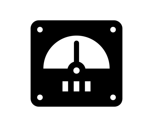 插入单色图标的电能消耗图片下载