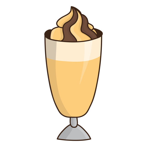 焦糖奶昔甜点图片下载