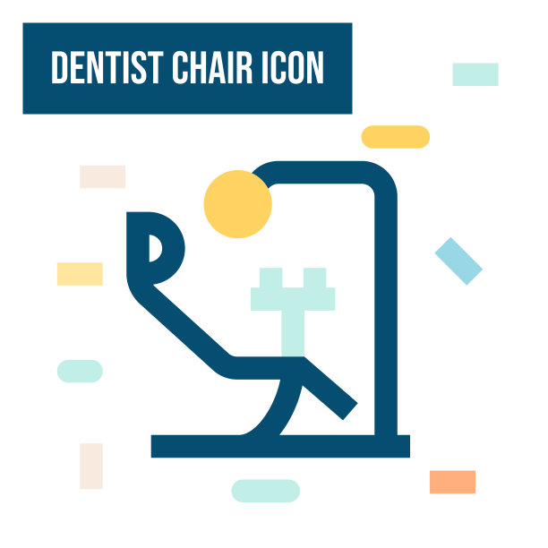 牙医的椅子上图标图片下载