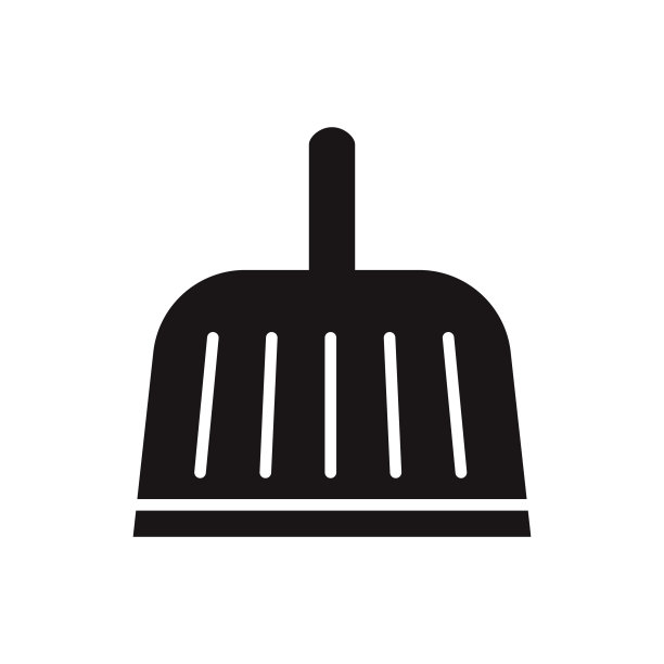 除尘盘清洁供应字形图标图片下载