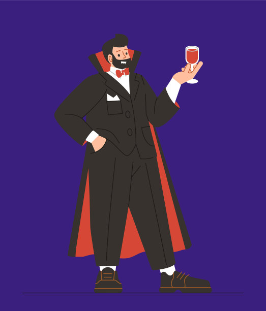 万圣节服装吸血鬼概念图片下载