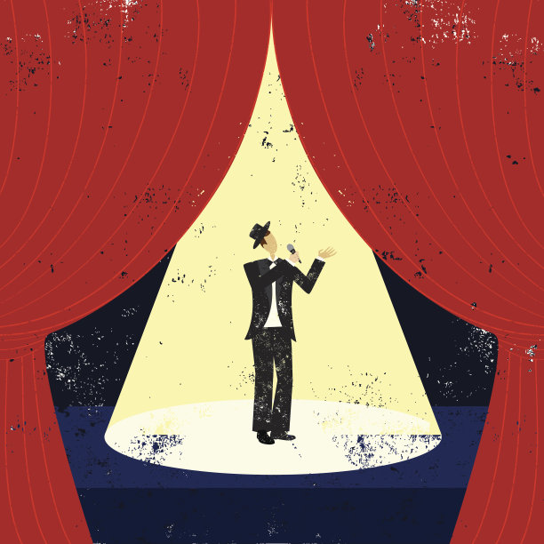 歌手在舞台上图片下载