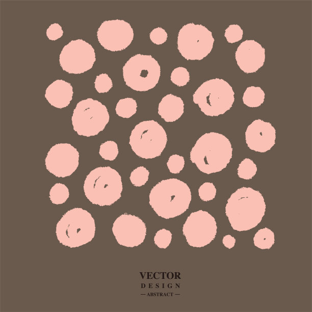 抽象随机手绘点，干刷效果，设计素材，矢量图片下载