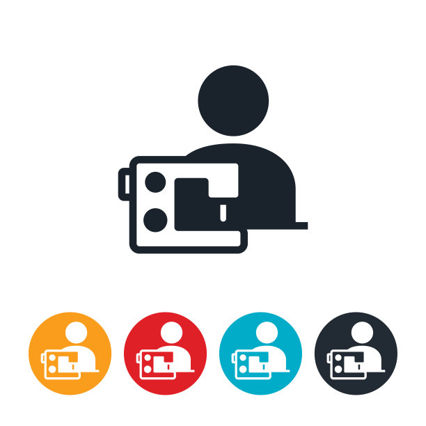 使用缝纫机图标的人图片下载