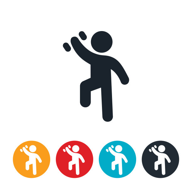 孩子锻炼哑铃图标图片下载