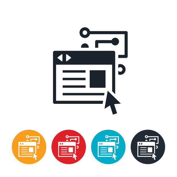网络广告图标中的人工智能图片下载
