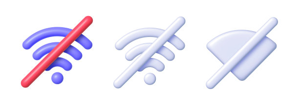 3D风格禁止Wi-Fi网络图片下载