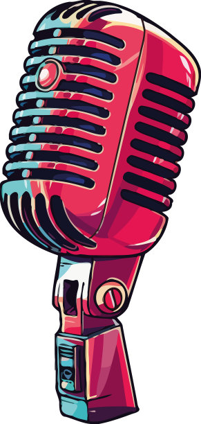 金属麦克风设计图片下载