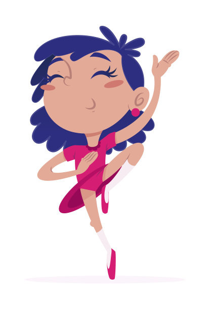 芭蕾舞演员跳得很开心图片下载