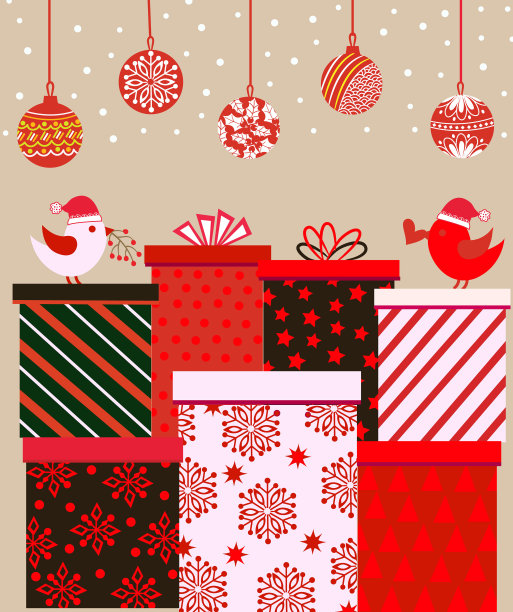 圣诞节的背景。图片下载