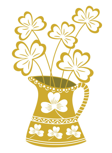 三叶草的背景。图片下载