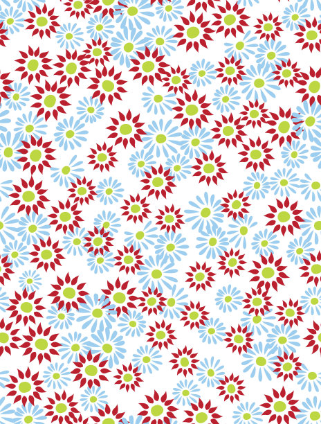 花无缝图案。图片下载