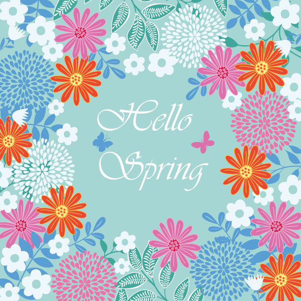 花的框架。图片下载