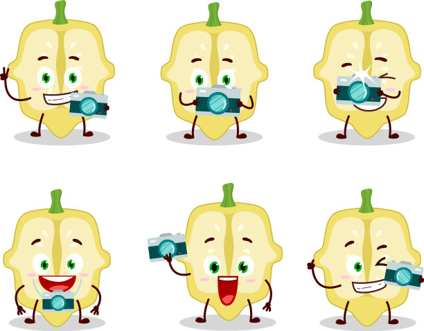 摄影师专业表情符号与切片图片下载