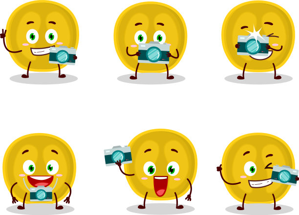 摄影师专业表情符号与切片图片下载