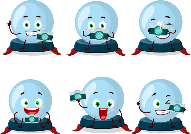 摄影师专业用水晶表情符号图片下载