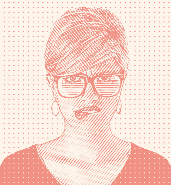 年轻女子咬着嘴唇，表情迷茫图片下载