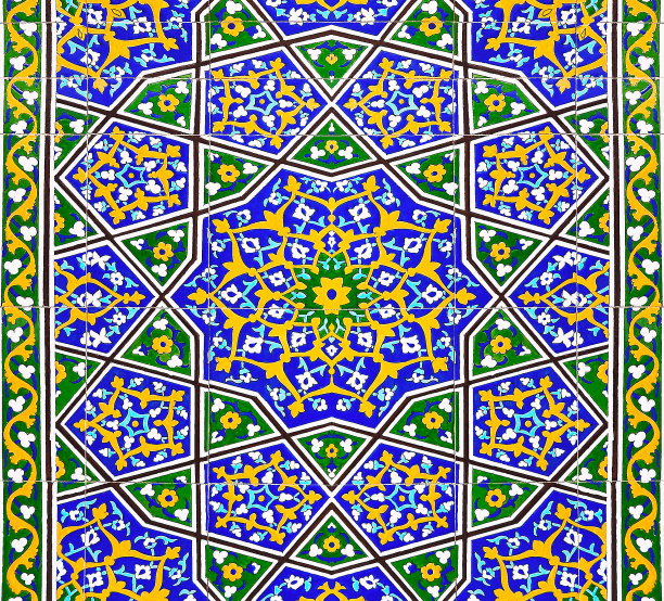 阿拉伯建筑图案和装饰。图片下载