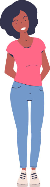 时尚的非裔美国女性角色图片下载