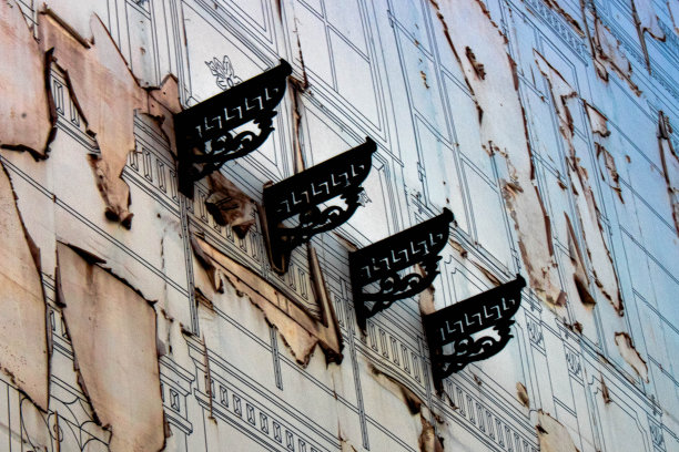 四个古董装饰的图案。图片下载